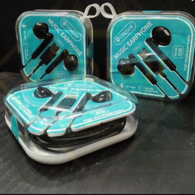 Celebrat G16 Wired HD Voice Type C Earphone - image 2
