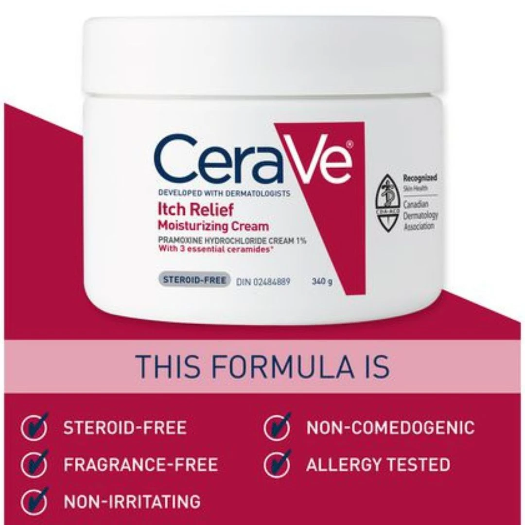 CERAVE Itch Relief Moisturizing Cream 340 g - image 2