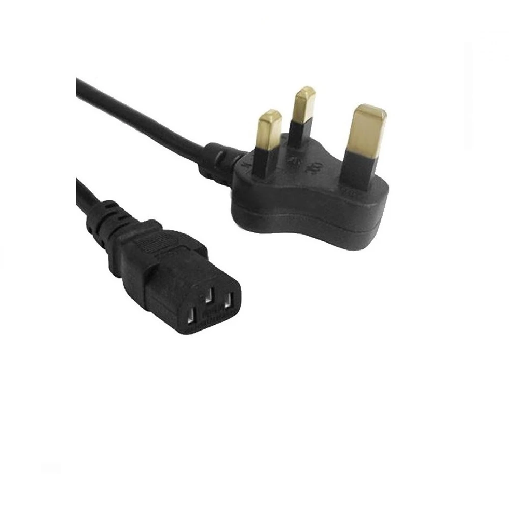 Generic AC 3Pin Power Code Cable Square 13A 250V 1.5M - image 4