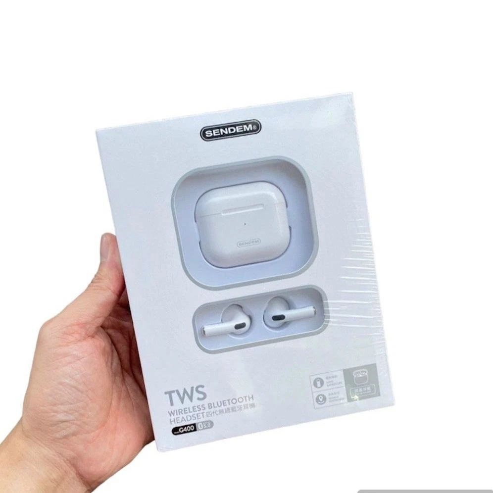 SENDEM G400 TWS Wireless Bluetooth Headset EarPods V5.0 - image 2