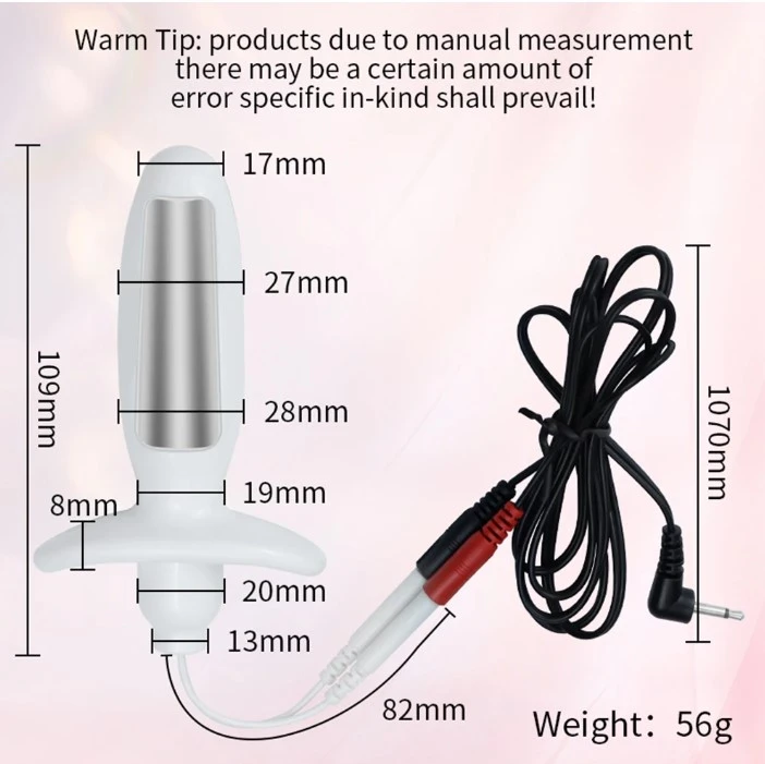 Generic 12 Modes Electric Shock Anal Plug G-Spot Massager - image 2