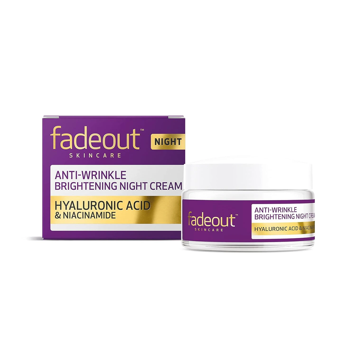 FADE OUT Anti-Wrinkle Brightening Night Cream 50ml