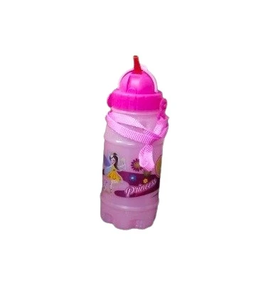 Frosty Sipper Straw Water Bottle 675ml Pink - image 1
