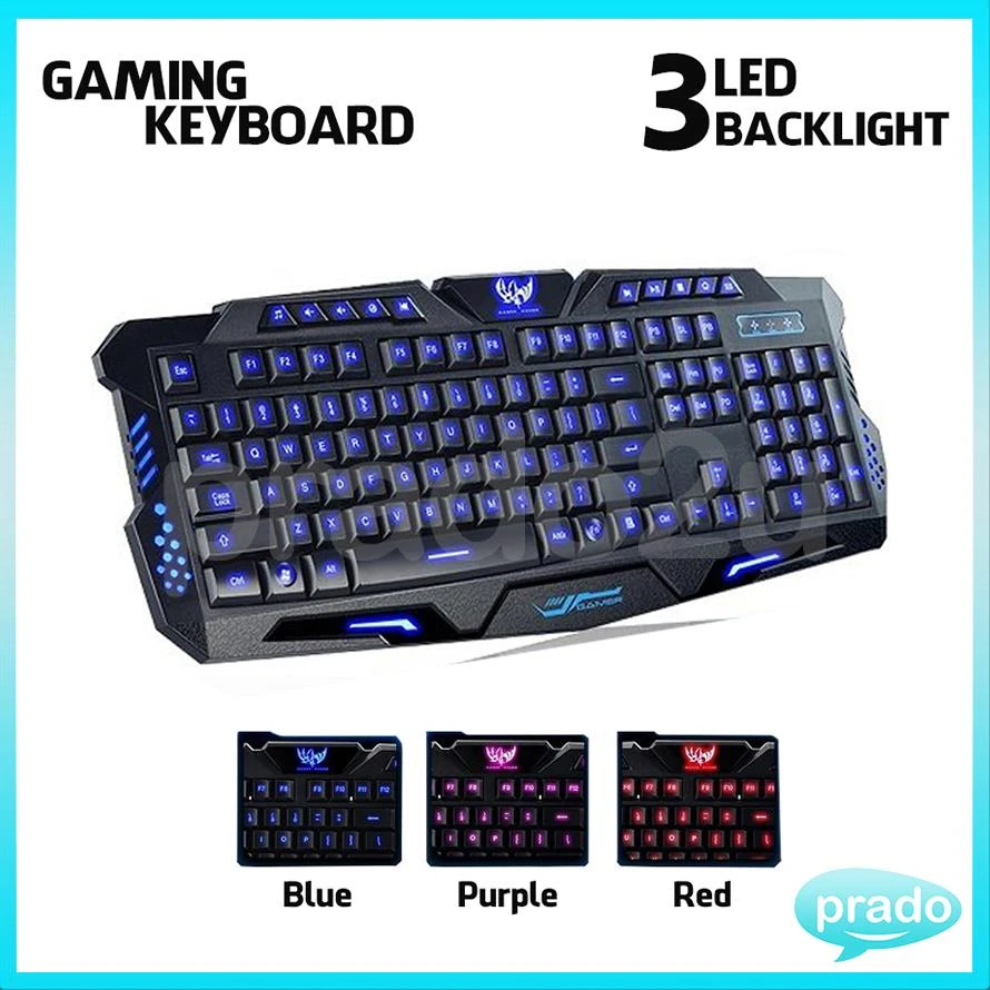 Gaming Keyboard Led Backlight M200 MULTIMEDIA - image 1
