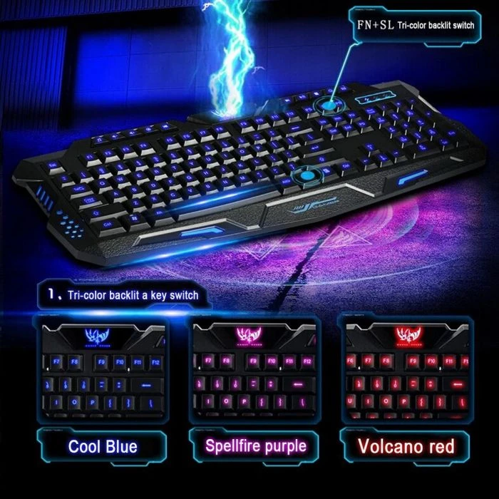 Gaming Keyboard Led Backlight M200 MULTIMEDIA - image 4
