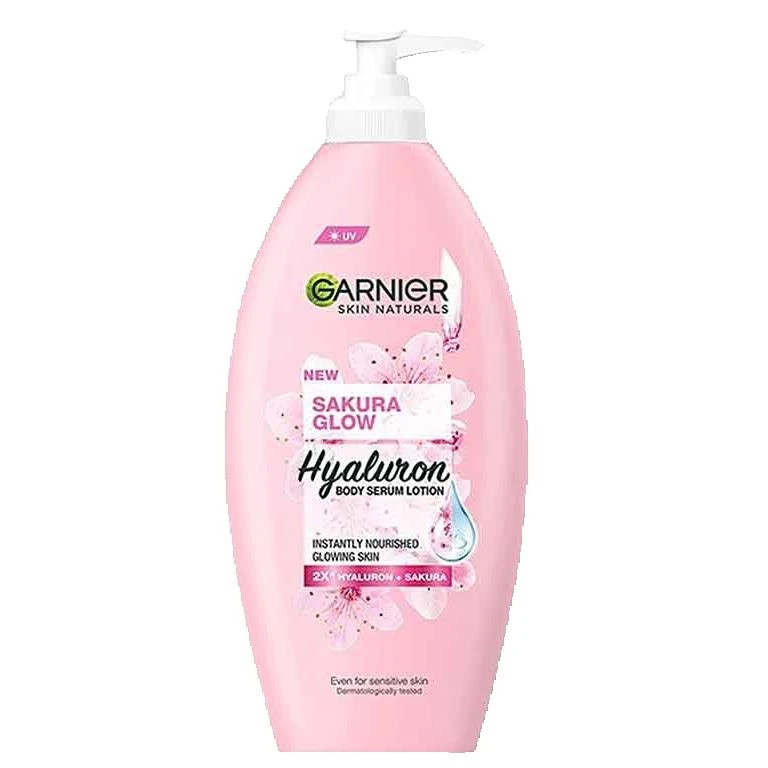 Garnier Sakura Hyaluron Serum Milk UV Body Lotion - image 6