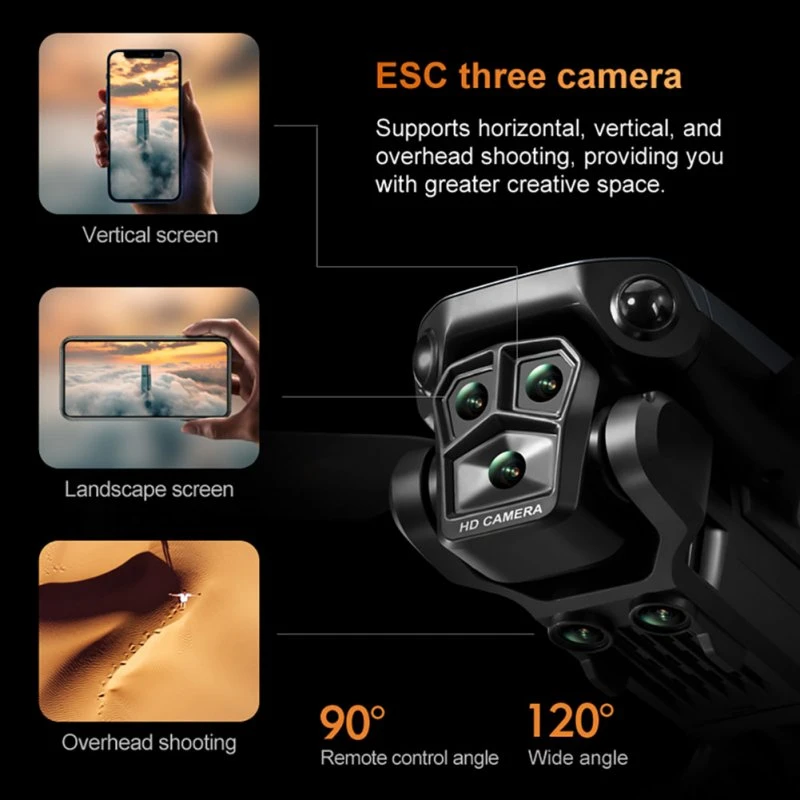 K6 Max Drone Camera 4-Way Obstacle Avoidance Quadcopter - image 7