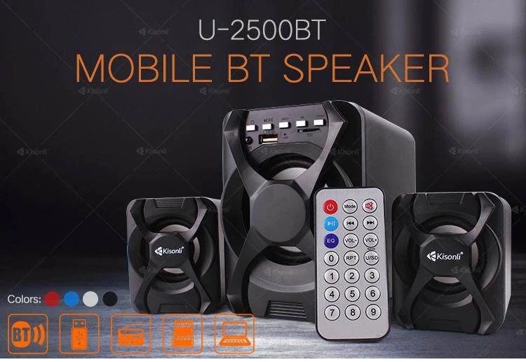 KISONLI U-2500BT Bluetooth Multimedia Speaker - image 2