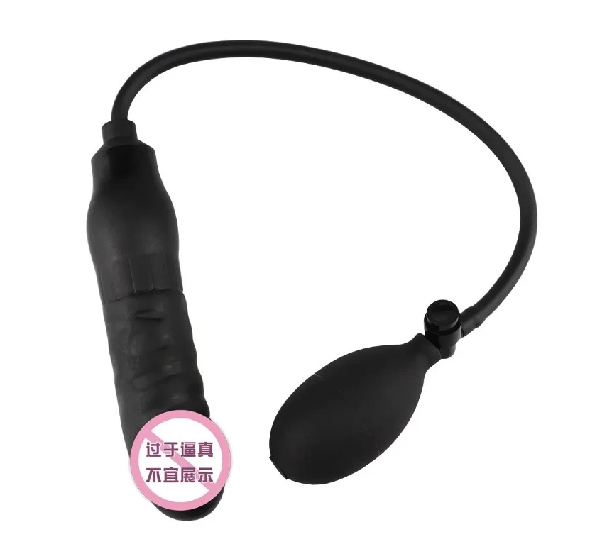 Generic Inflatable Dildo Anal Butt Plug Sex Toy Pump - image 6