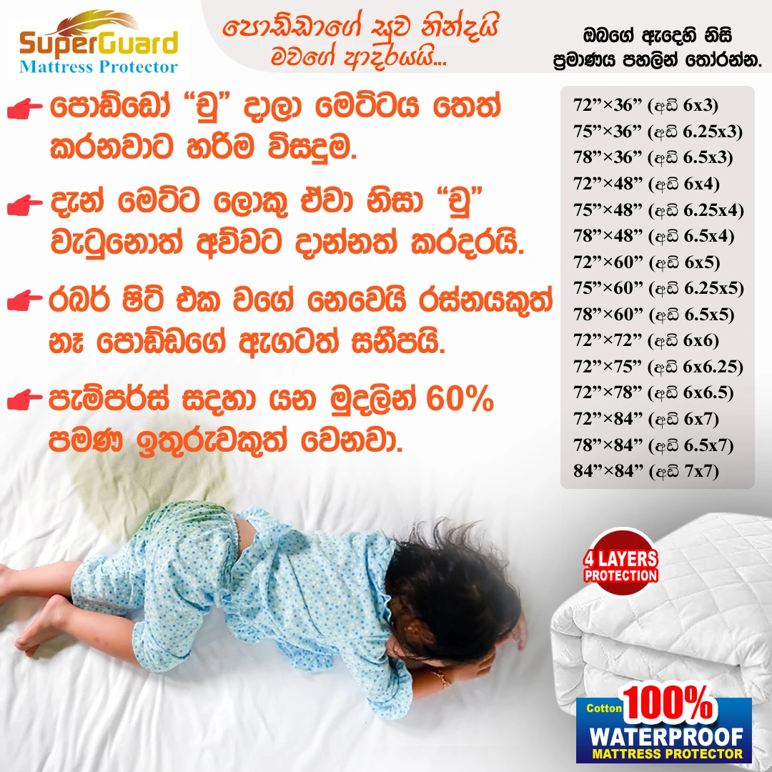 Generic 6X3 Bed Waterproof Mattress Protector - image 5