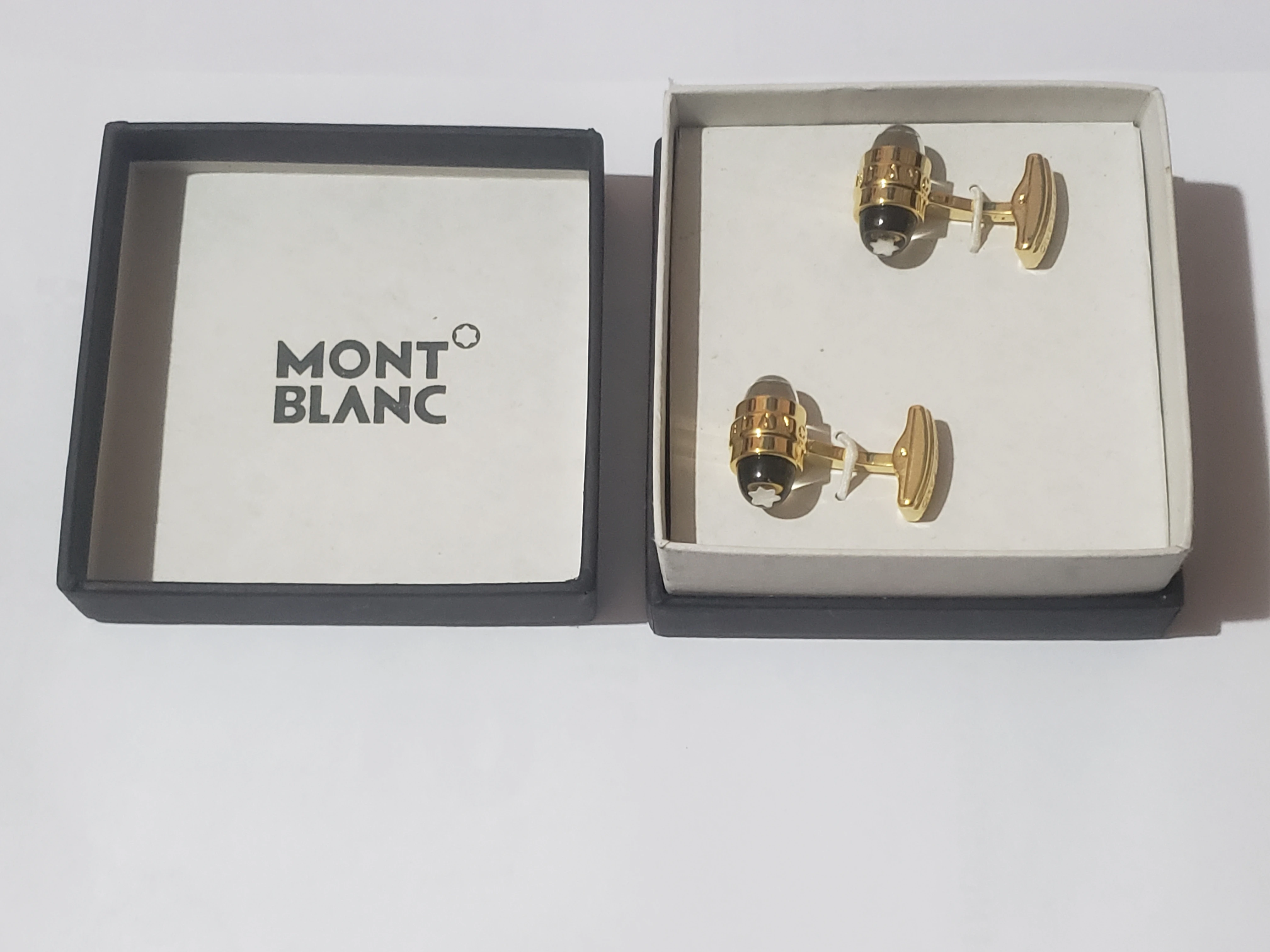 Mont Blanc Cufflinks 18K Gold Plated