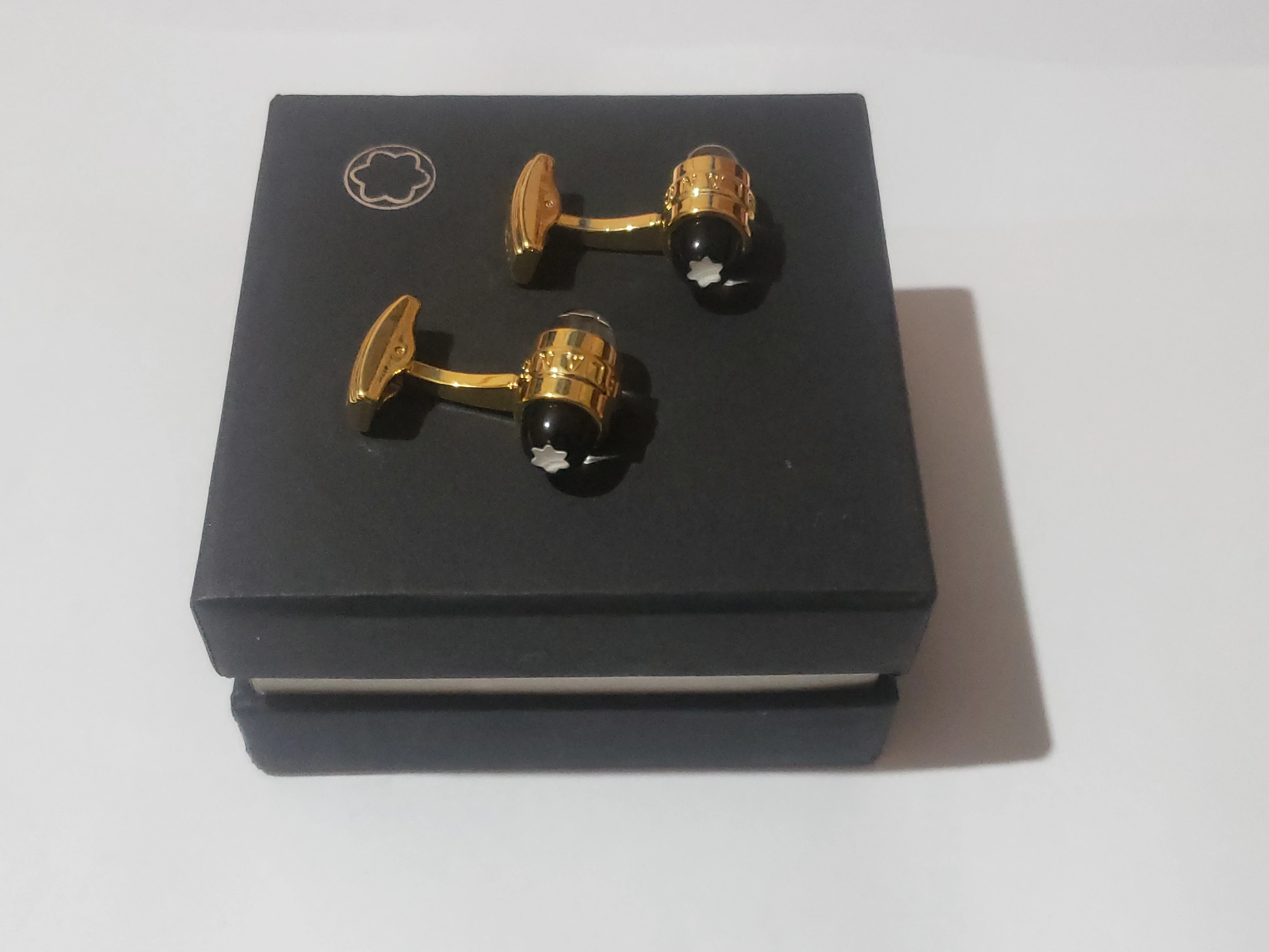 Mont Blanc Cufflinks 18K Gold Plated - image 5