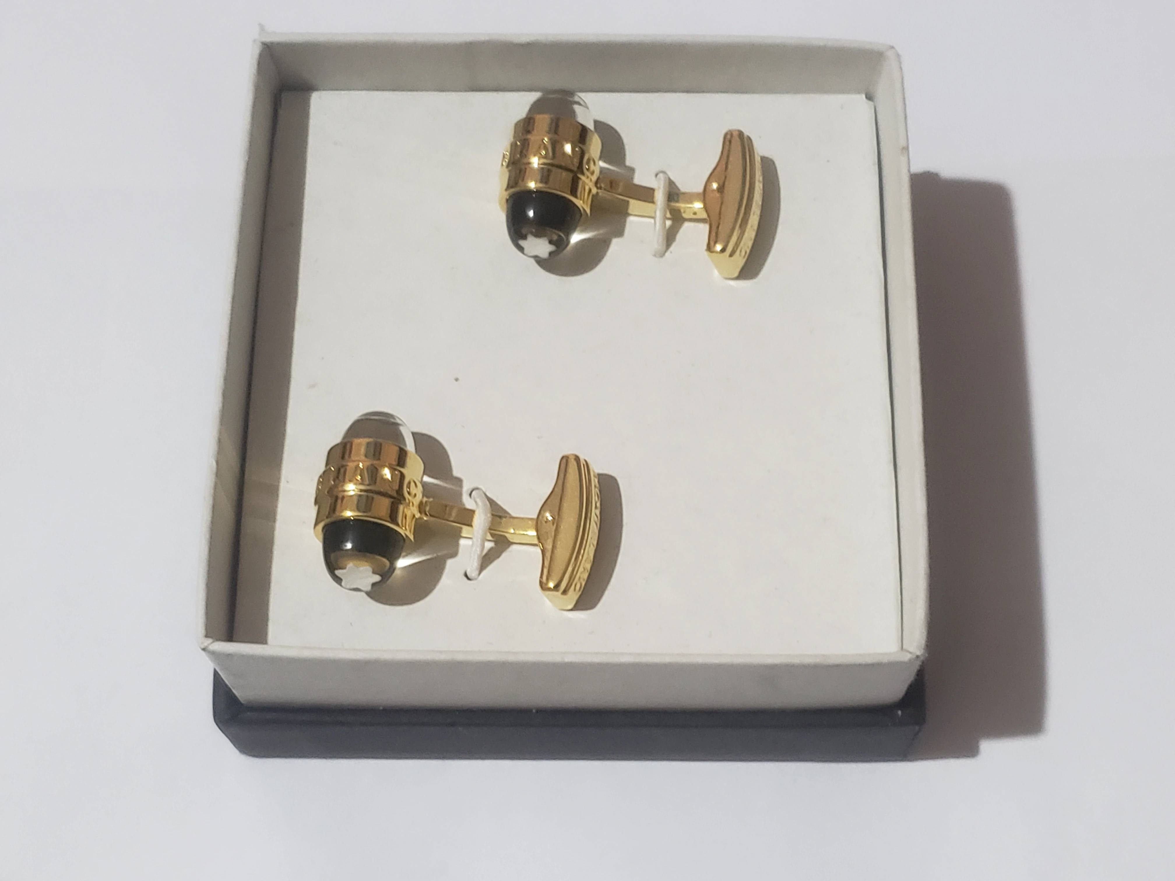 Mont Blanc Cufflinks 18K Gold Plated - image 2