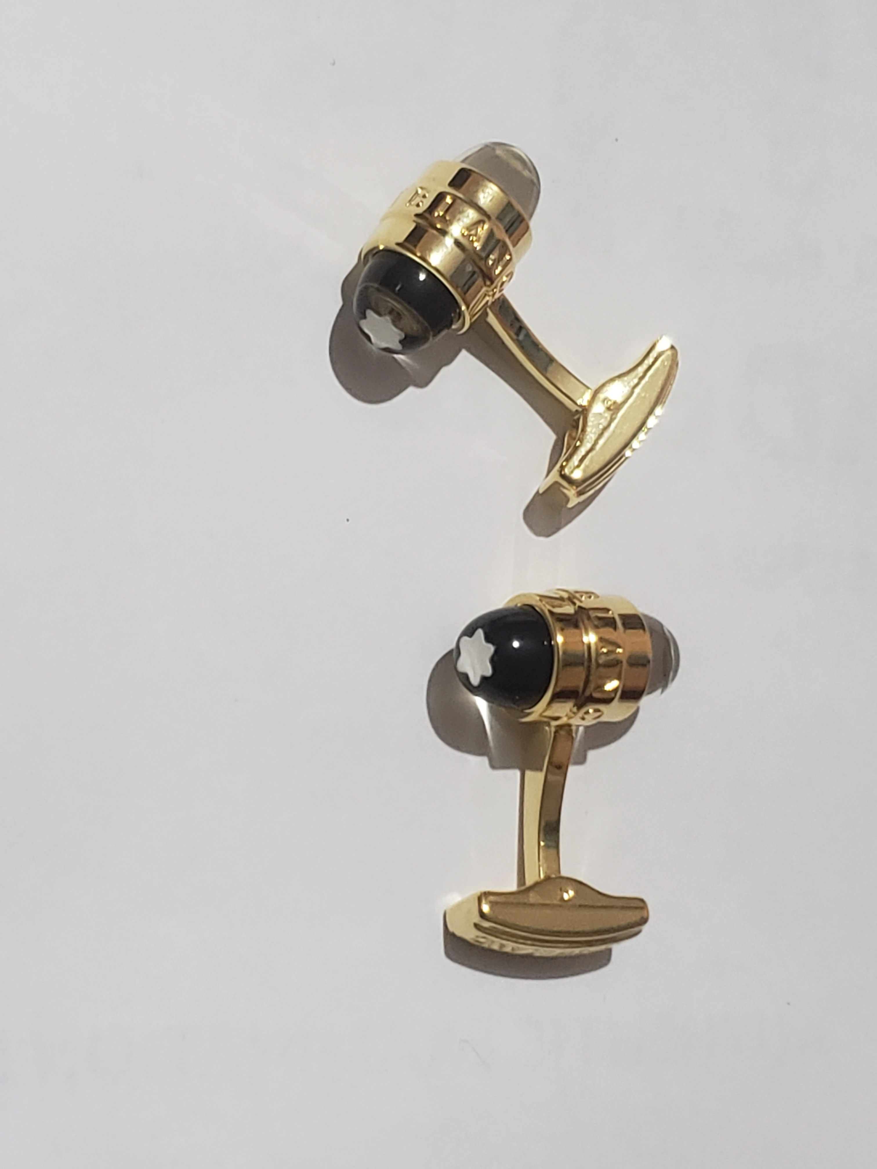 Mont Blanc Cufflinks 18K Gold Plated - image 10
