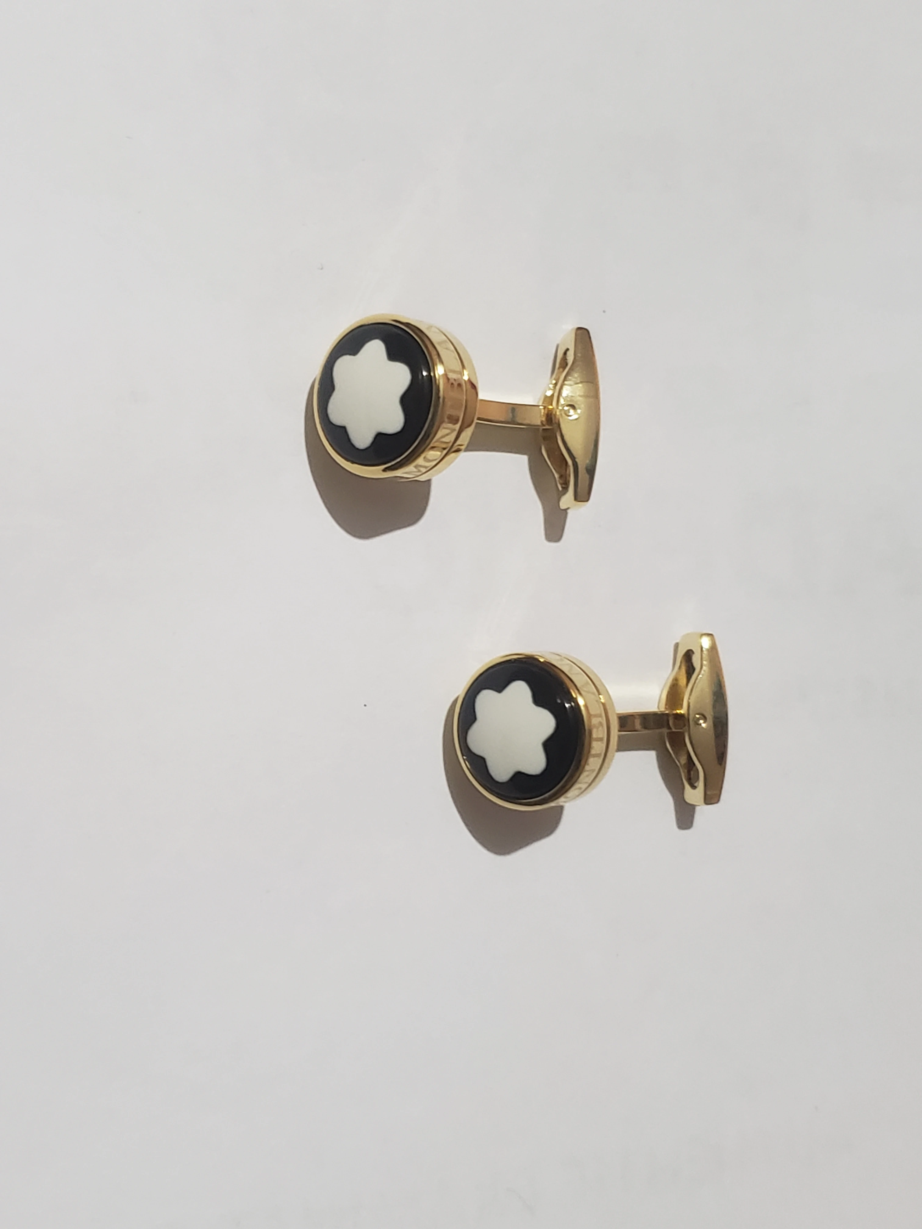 Mont Blanc Cufflinks 18K Gold Plated - image 11