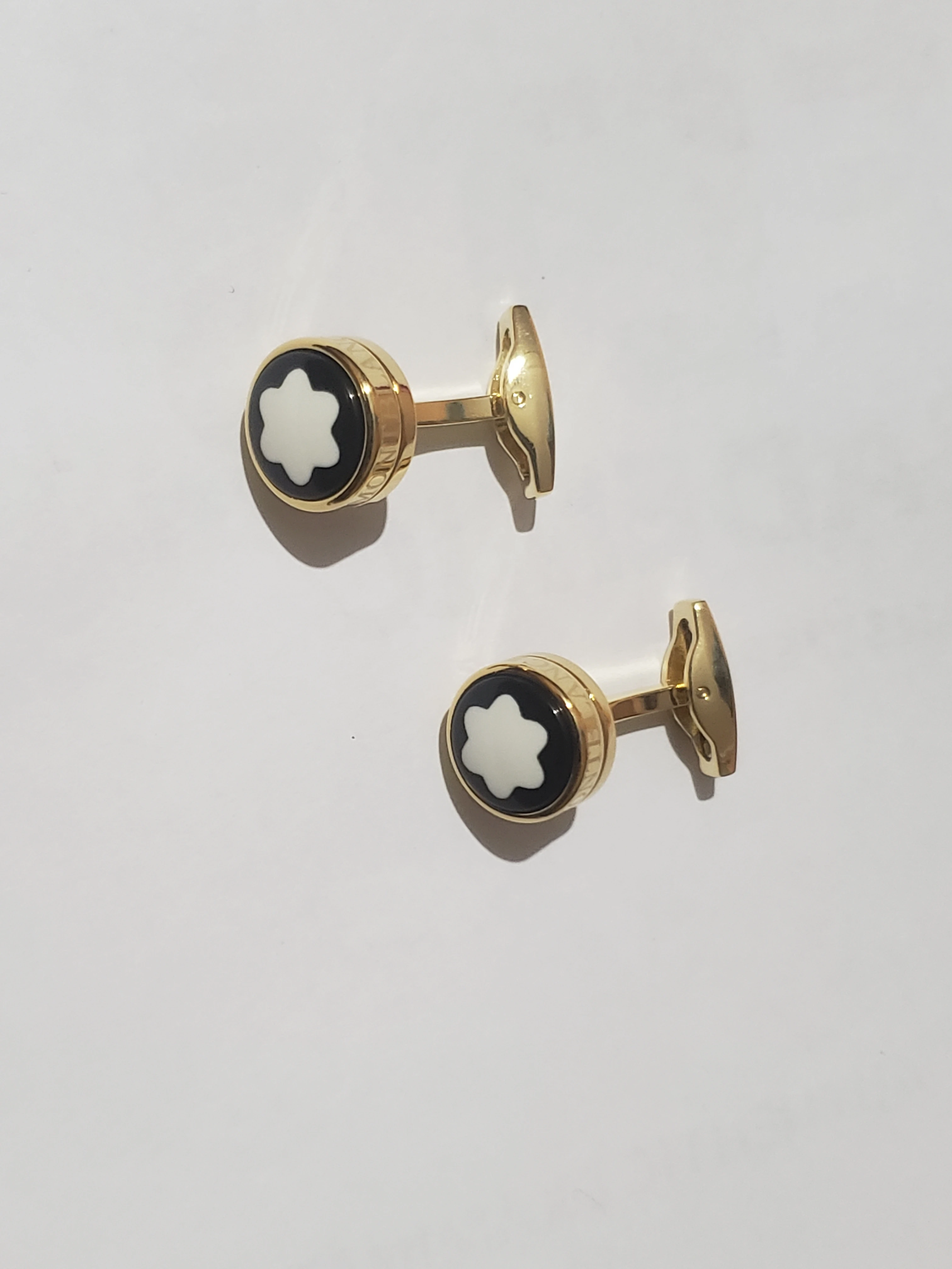 Mont Blanc Cufflinks 18K Gold Plated - image 13