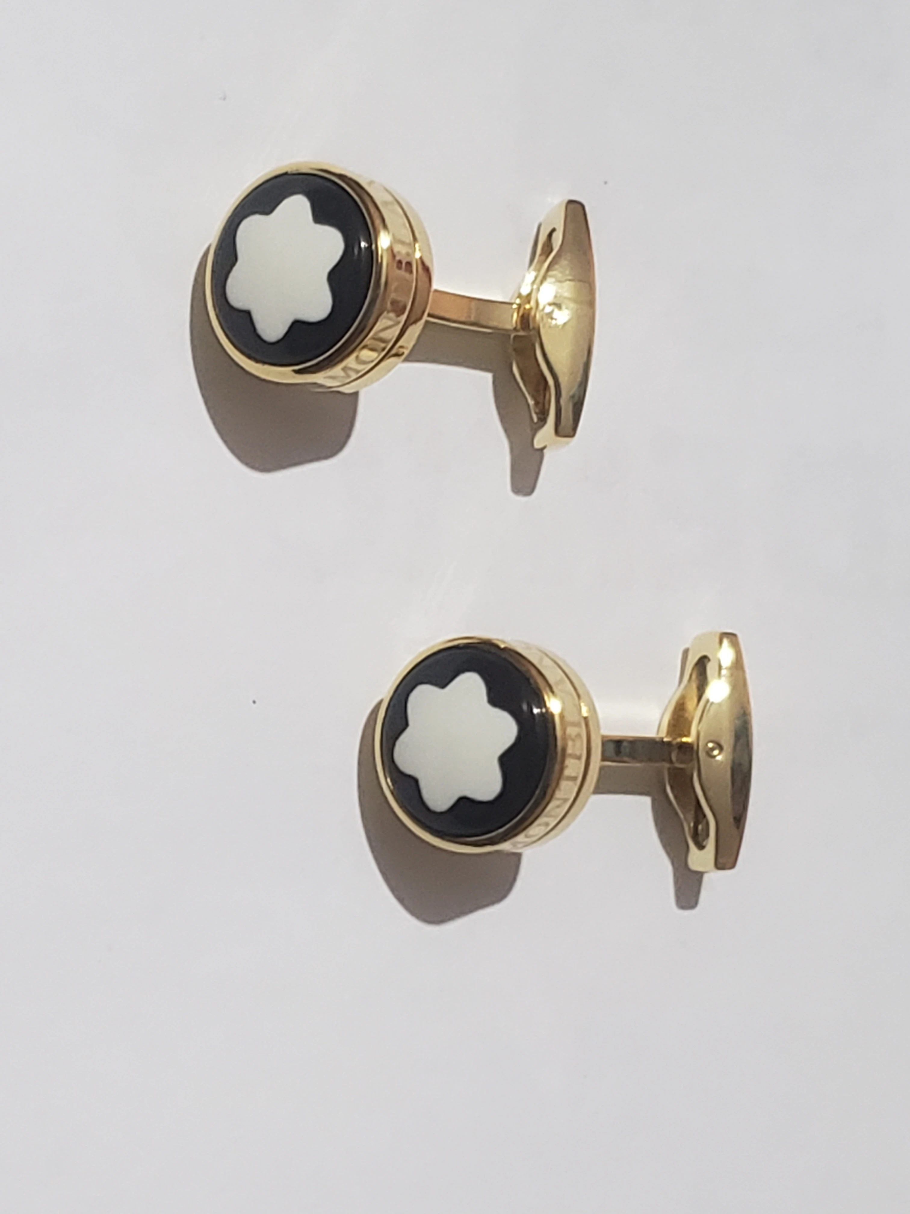 Mont Blanc Cufflinks 18K Gold Plated - image 14