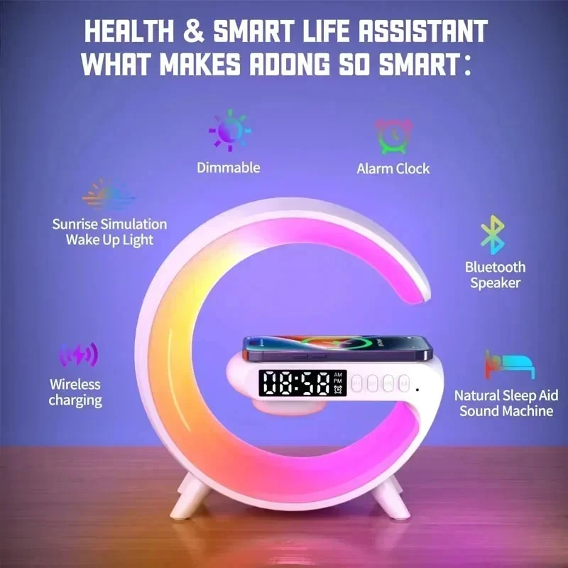 Generic Multifunction Wireless Charger Pad Speaker - image 3
