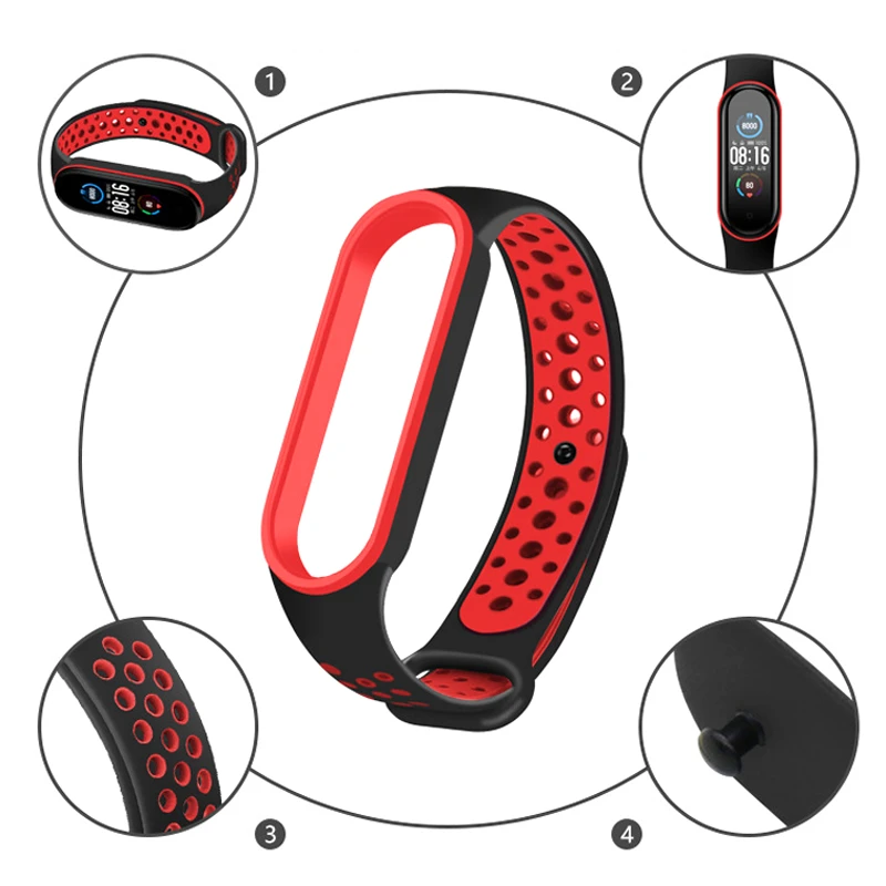 Nike Mi Band 5 & 6 Silicone Strap - image 2