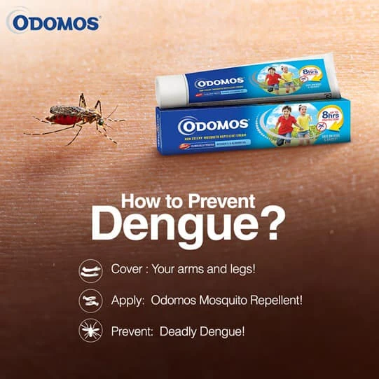 Odomos Non-Sticky Mosquito Repellent Cream 50g - image 8