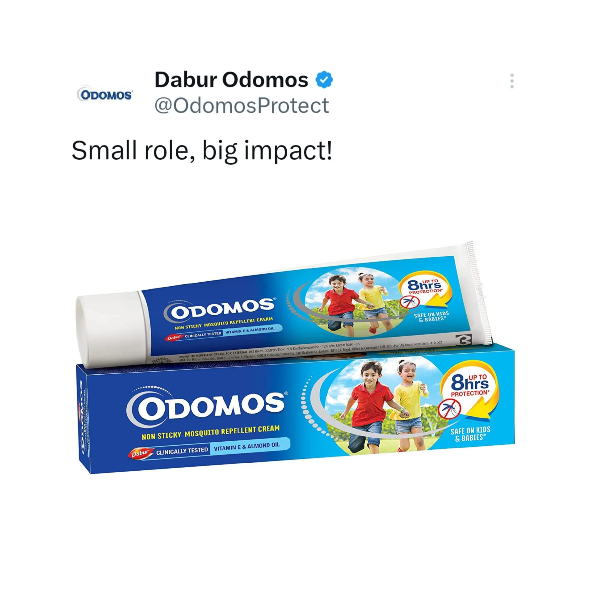 Odomos Non-Sticky Mosquito Repellent Cream 50g - image 5