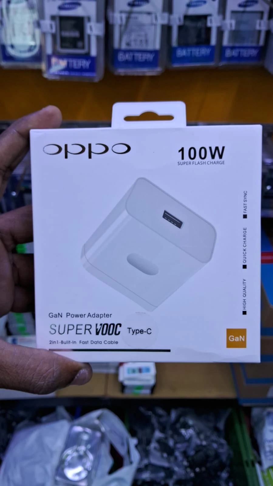 Oppo 100W Super Fast Charger VOOC USB to Type C Cable