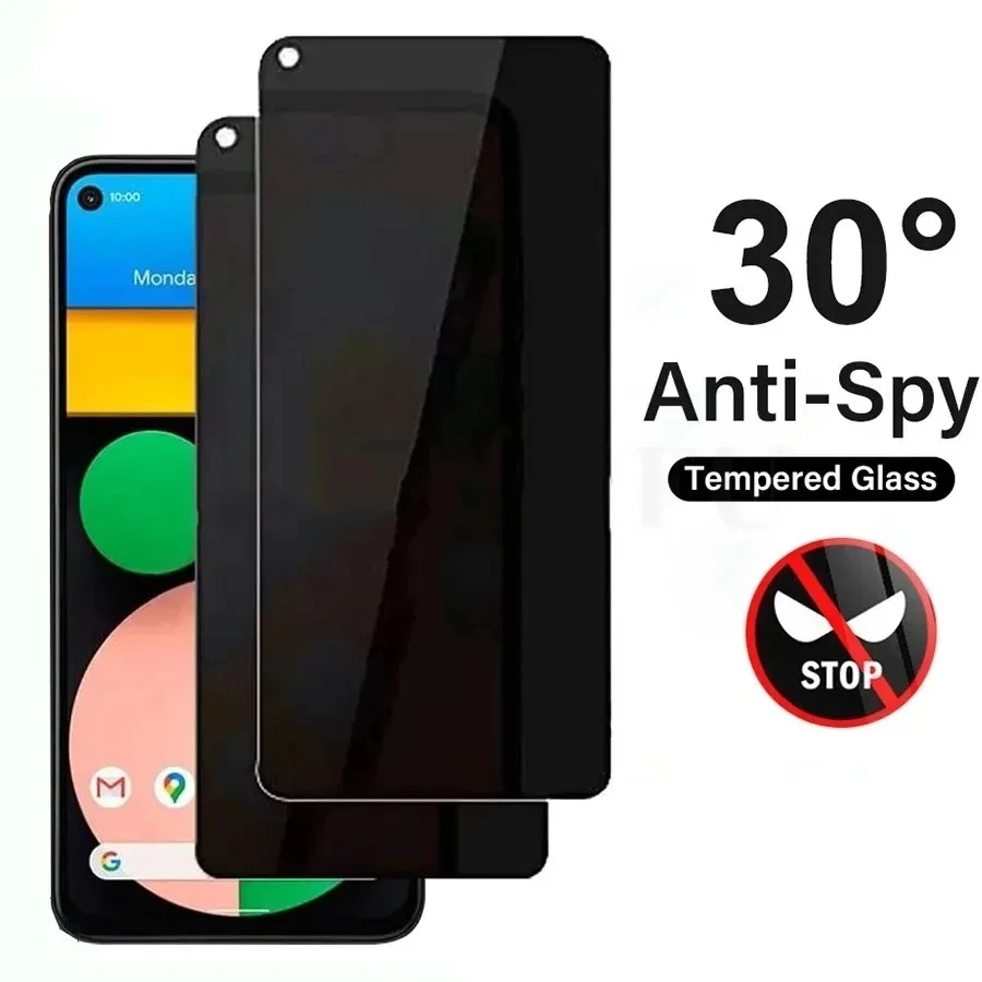 Google Pixel 5a Privacy Anti-Spy Full Tempered Glass - image 1