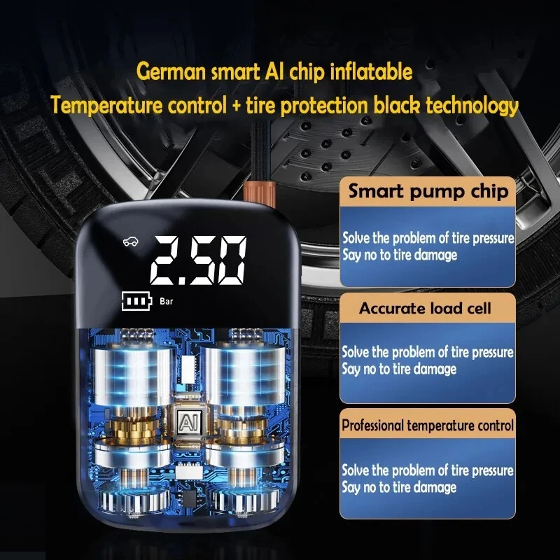 Generic Rechargeable Wireless Mobile Air Pump - image 2