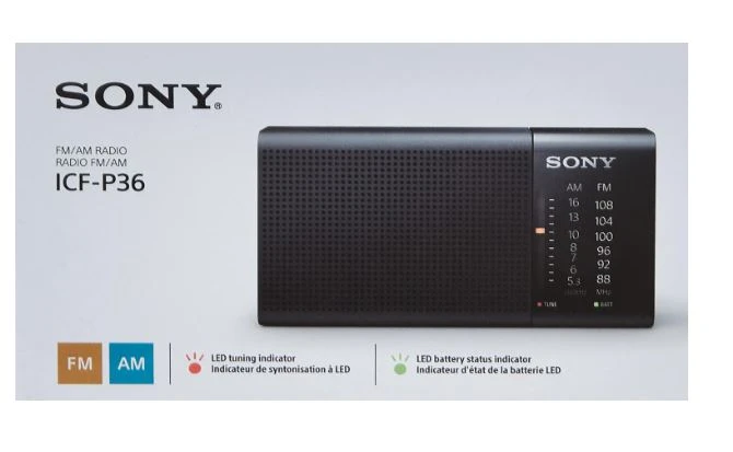 SONY ICF P36 FM Radio - image 6