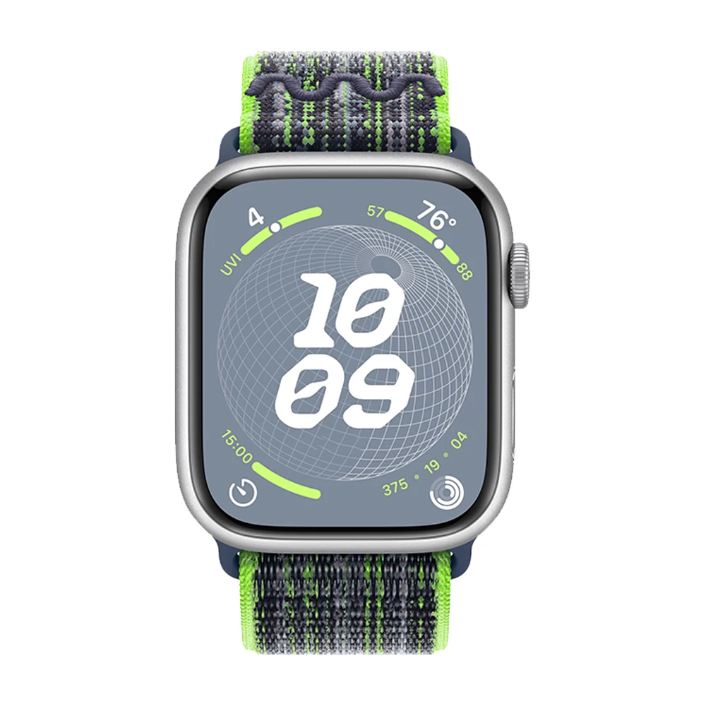 Stonet Y3 Smartwatch with Bright Green Nylon Strap - image 2