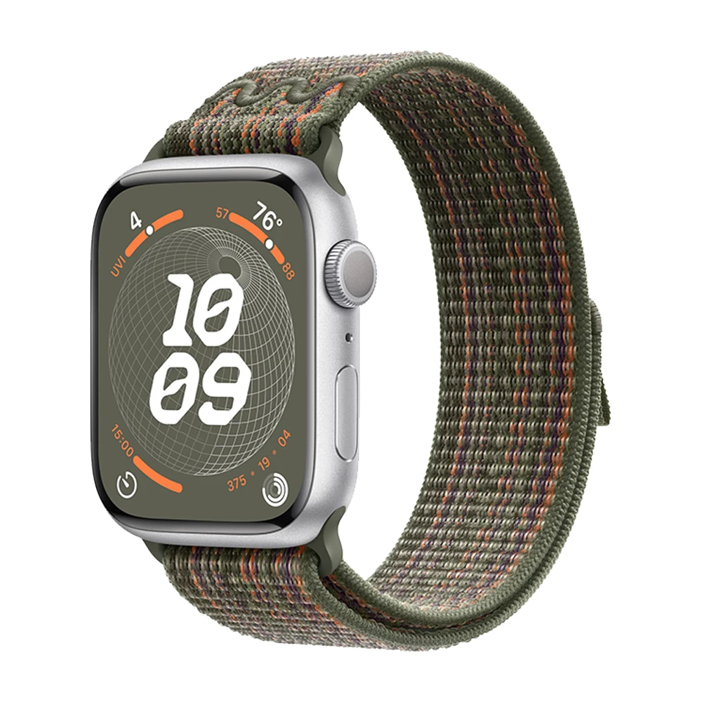 Stonet Y3 Smartwatch with Olive Green Nylon Strap