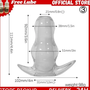 Generic Anal Plug Vagina Anus Dilator (Size 3)
