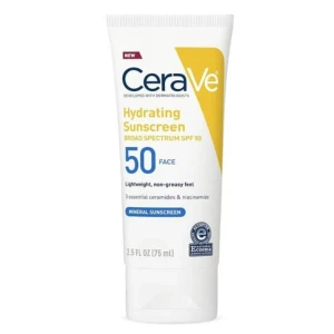 CeraVe Hydrating Mineral SPF 50 Face Lotion