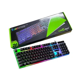 Generic 104 Keys Gaming Keyboard RGB Colorful Backlit