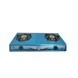 Kawashi Double Burner Gas Cooker Automatic Ignition