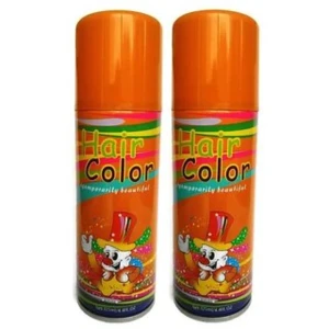 LEILU Hair Color Spray Temporary Color Orange 125ml