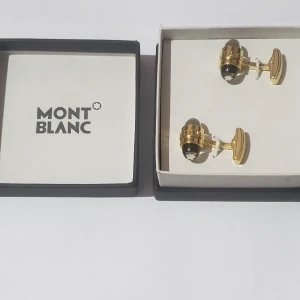 Mont Blanc Cufflinks 18K Gold Plated