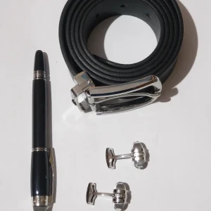 Mont Blanc Executive Collection Belt & Pen Set