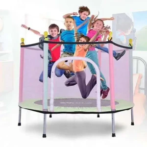 Outdoor Indoor Fitness Trampoline with Enclosure Net