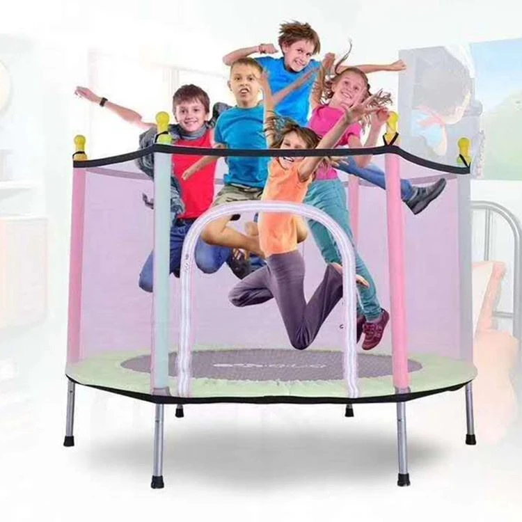 Outdoor Indoor Fitness Trampoline with Enclosure Net