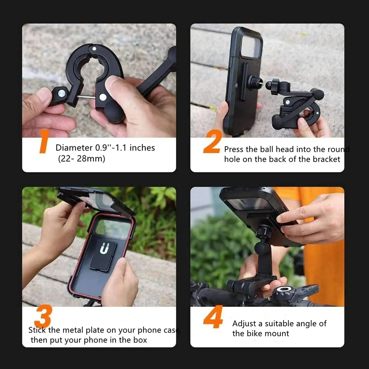 Generic Waterproof Phone Holder for Bike & Motorcycle - image 4