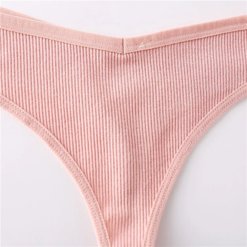 Generic Cotton Thongs Panties Sexy Low Waist - image 2