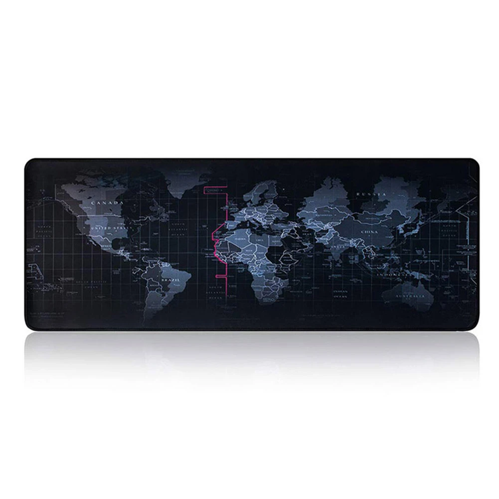 World Map Gaming Mouse Pad Mat Keyboard - image 1