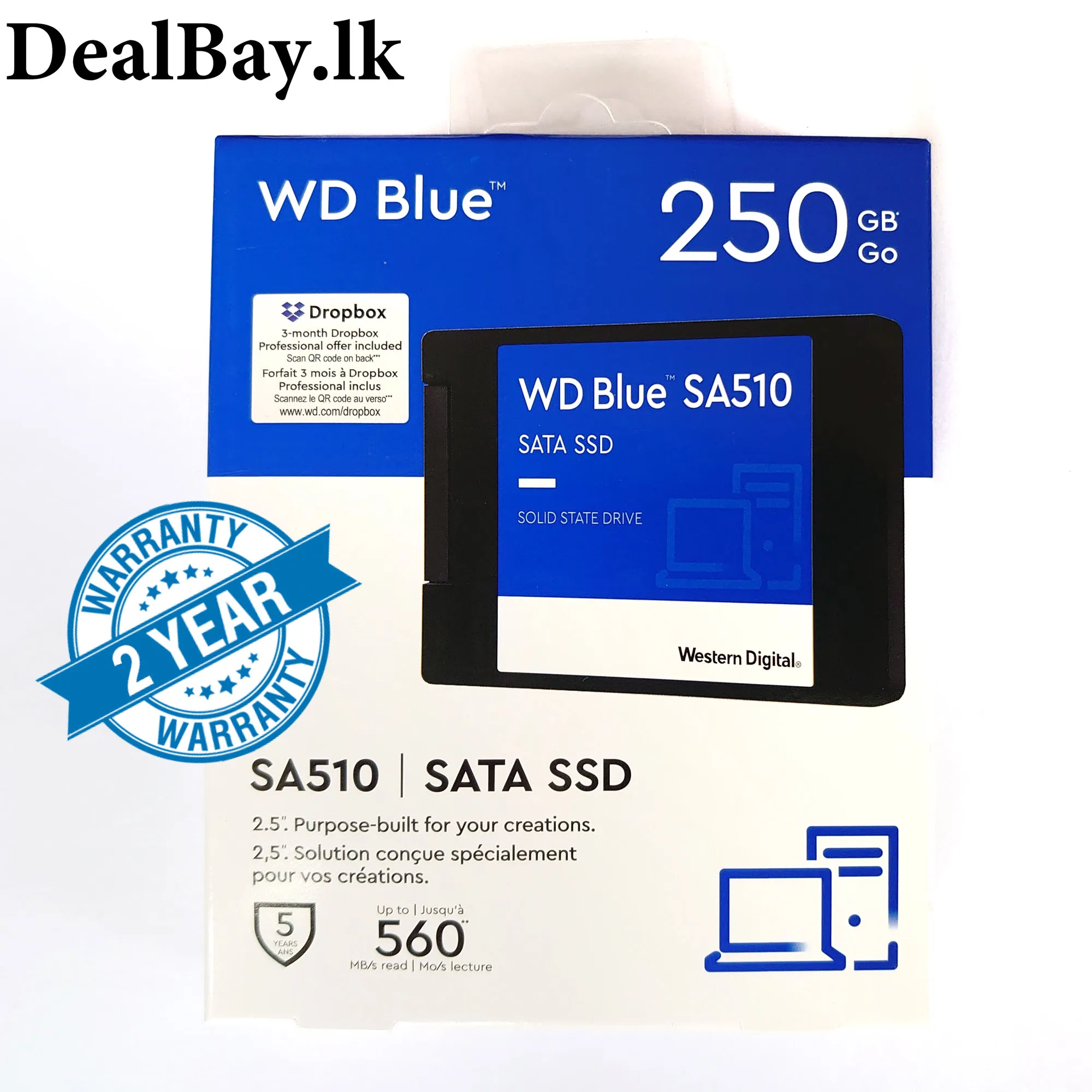 Western Digital WD Blue PC S 250GB/500GB