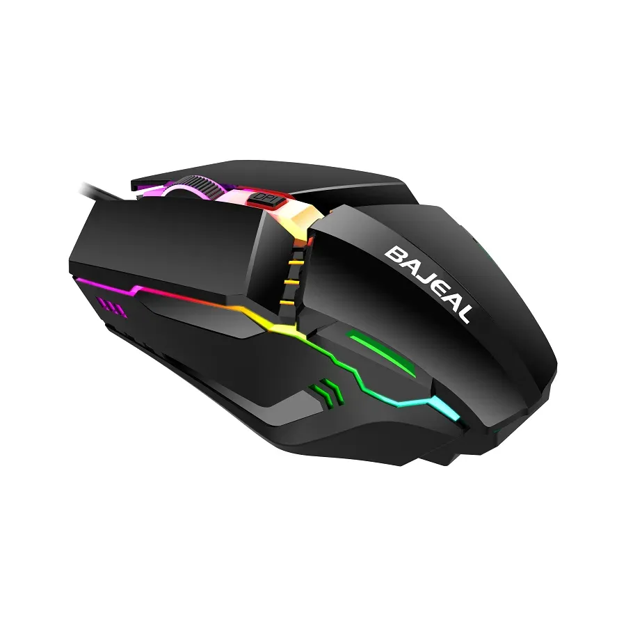 BAJEAL D11 Gaming Mouse RGB Breathing Light 4 Buttons