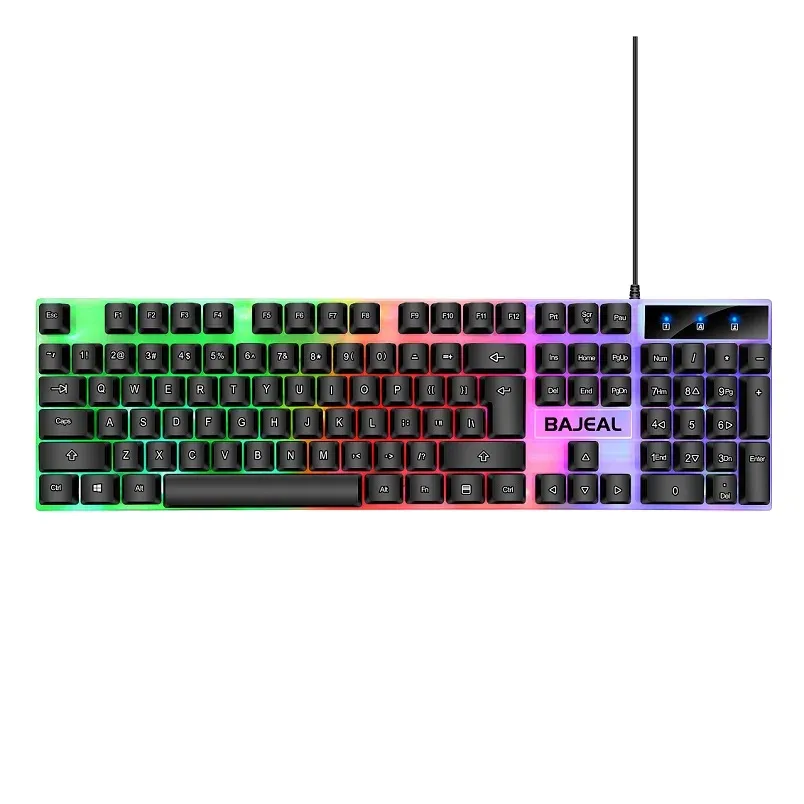 BAJEAL K35 Backlit Mechanical Feel Gaming Keyboard
