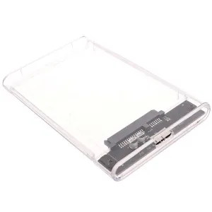 Generic 2.5" Transparent USB 3.0 SATA HDD SSD Enclosure