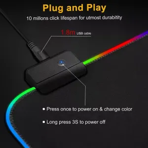 Generic Luminous RGB Gaming Mouse Pad