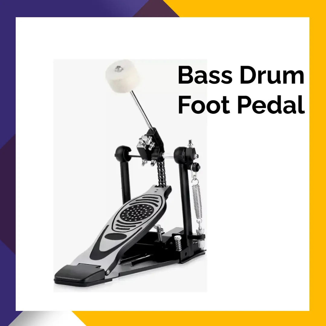 Generic Single Bass Drum Pedal Double Chain Hammer
