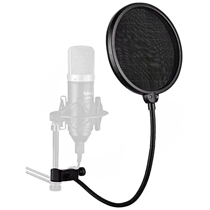Generic 360 Gooseneck Black Pop Filter
